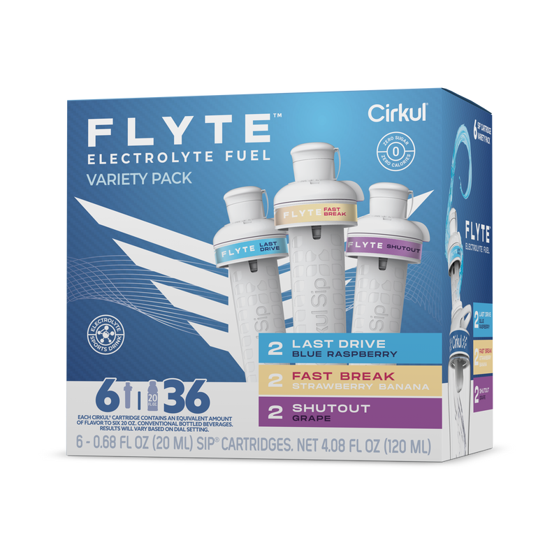 Natural Fruit Flavored Flyte 6-Pack Variety Pack MMZB - Sugar-Free Fruit Flavor Cartridge Refill - Default Title