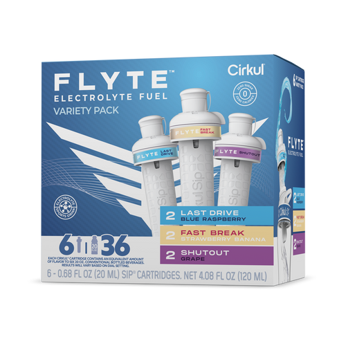 Natural Fruit Flavored Flyte 6-Pack Variety Pack MMZB - Sugar-Free Fruit Flavor Cartridge Refill - Default Title