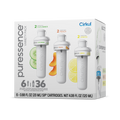 Vitamin-Infused Puressence 6-Pack Variety Pack 3T3F - Zero-Calorie Multi-Flavor Sip Pods for Water Bottle - Default Title