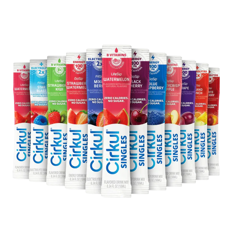 Zero-Calorie 24-Pack  Singles Variety Bundle GXPG - Vitamin-Infused Natural Refreshing Flavor Core - Default Title