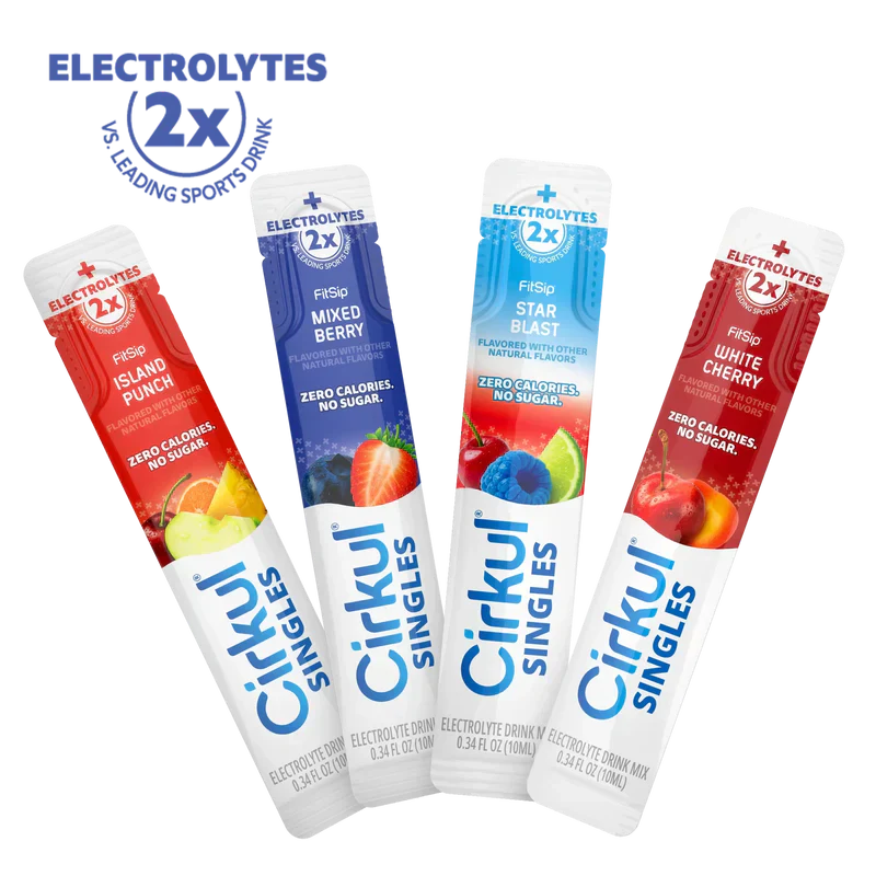 Sugar-Free 16-Pack  Singles FitSip Bundle J8XB - Vitamin-Infused Natural Refreshing Flavor Core - Default Title