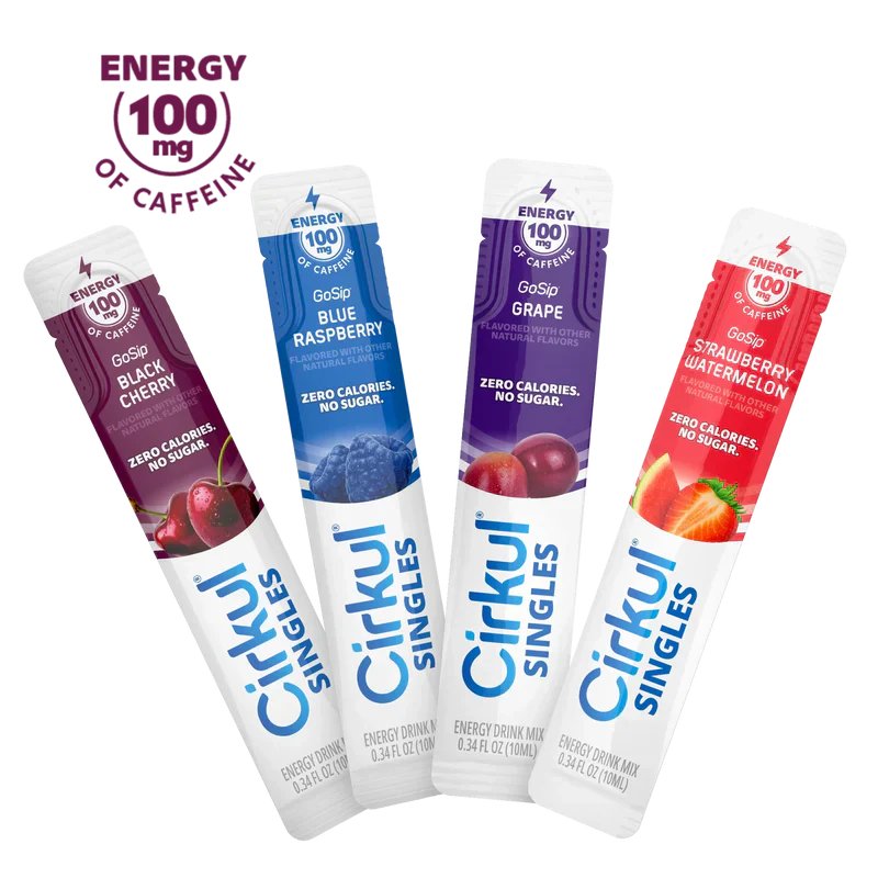 Sugar-Free 16-Pack  Singles GoSip Bundle H74N - Vitamin-Infused Natural Refreshing Flavor Core - Default Title