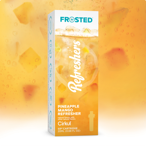 Vitamin-Infused Frosted Pineapple Mango Refresher DCGF - Electrolyte Hydration Enhanced Taste Cartridges - Default Title