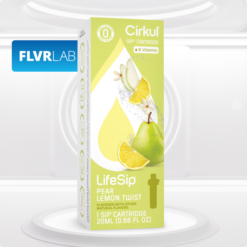 Natural Fruit Flavored LifeSip Pear Lemon Twist L82Z - Zero-Calorie Multi-Flavor Sip Pods for Water Bottle - Default Title